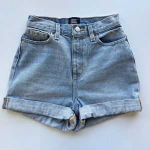BDG Mom High Rise Denim Jean Shorts Womens 24